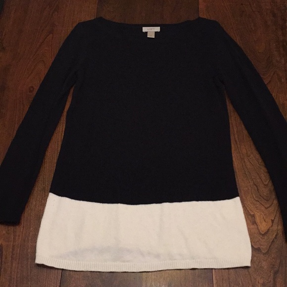 LOFT colorblock sweater - Picture 2 of 7